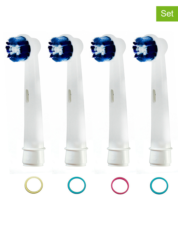 Vorschaubild von Prodental 12er-Set: Ersatz-Bürstenköpfe ´´Clean Action´´ in weiß -61% | Zahnbürsten Vorschaubild von Prodental 12er-Set: Ersatz-Bürstenköpfe ´´Clean Action´´ in weiß -61% | Zahnbürsten